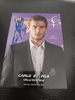 Carte signée Carlo et fils RSC Anderlecht, Verzamelen, Sportartikelen en Voetbal, Ophalen of Verzenden, Zo goed als nieuw