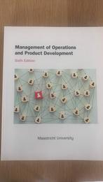 Management of Operations and Product Development, Ophalen of Verzenden, Zo goed als nieuw