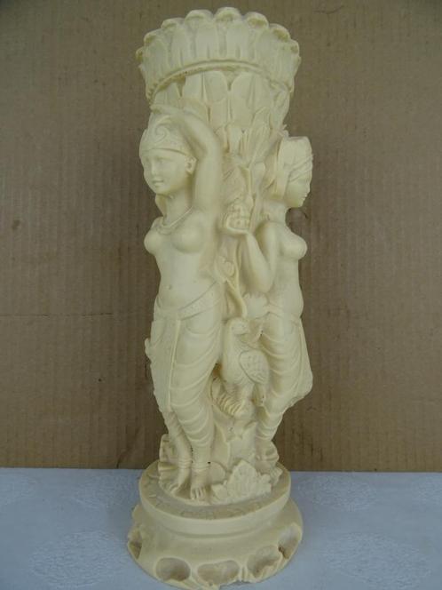 Vase mythologique bougeoir nu féminin hindouisme 1970, Antiquités & Art, Antiquités | Vases, Enlèvement ou Envoi