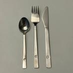 Sabena bestek 1990s Set koffielepel vork mes, Huis en Inrichting, Keuken | Bestek, Ophalen of Verzenden, Zo goed als nieuw, Bestekset
