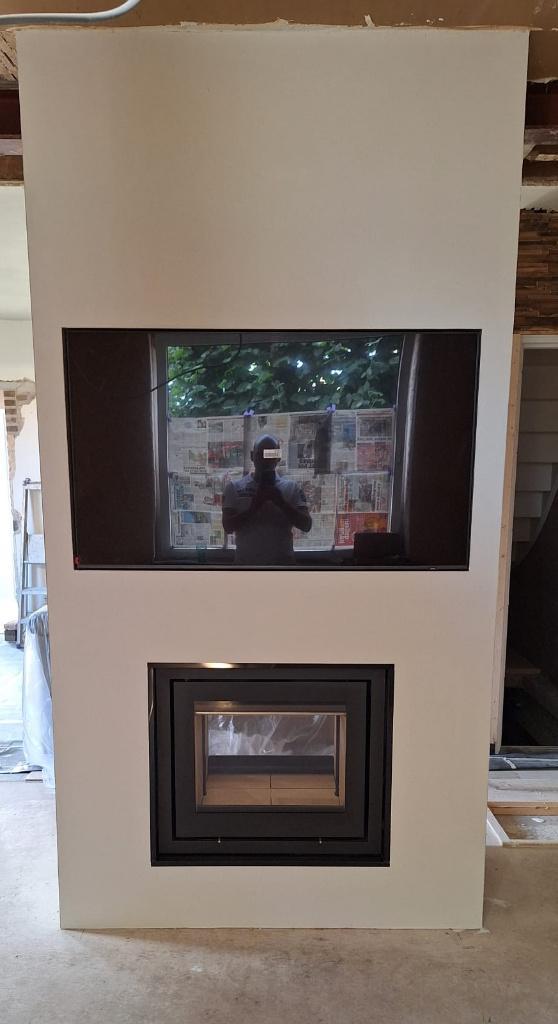 Superdeal Lotus Doorkijkhaard / Tunnelhaard type H 570 T, Huis en Inrichting, Haarden, Nieuw, Houthaard, Ophalen of Verzenden