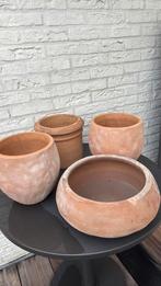 Terra cotta plantenpotten, Tuin en Terras, Ophalen, Zo goed als nieuw
