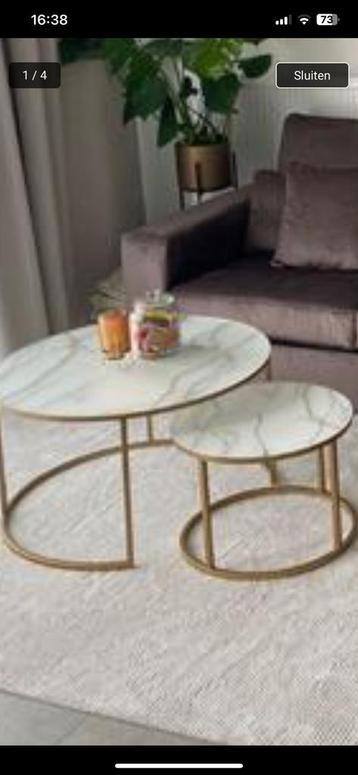 Salon tafel  moet snel weg  beschikbaar voor biedingen