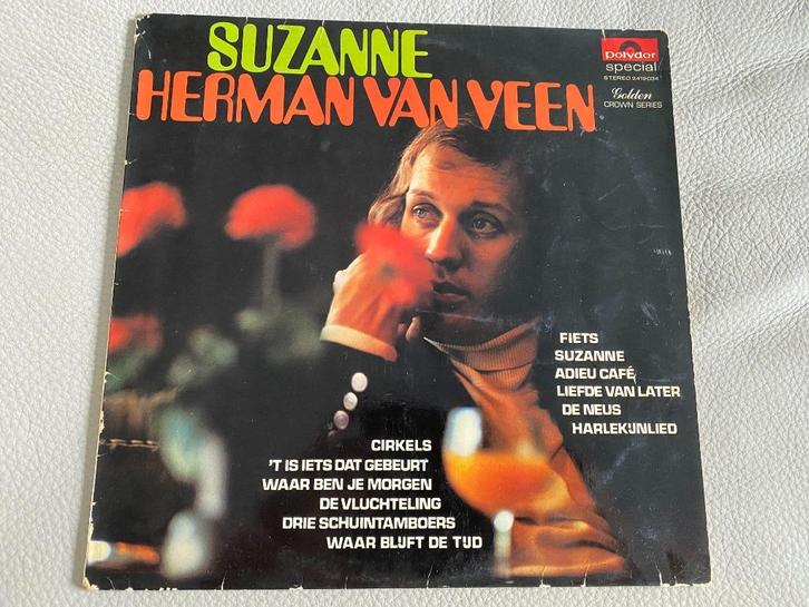Lp Herman Van Veen "Suzanne" - 1973, Cd's en Dvd's, Vinyl | Nederlandstalig, Gebruikt, Streekmuziek, 12 inch, Ophalen of Verzenden