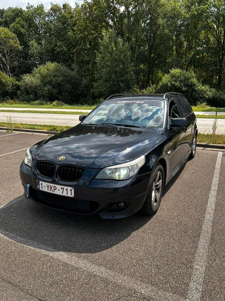 Bmw e61 520D, Auto's, BMW, Particulier, 5 Reeks, ABS, Airbags, Airconditioning, Alarm, Android Auto, Apple Carplay, Bluetooth