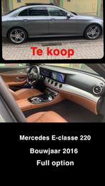 Mercedes E-classe 220 , bouwjaar 2016, Diesel, Achat, Particulier