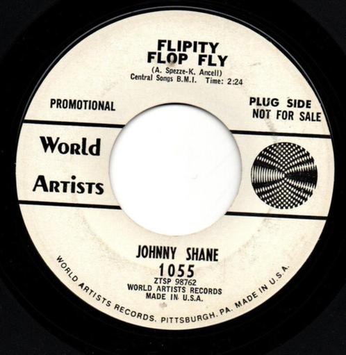 Johnny Shane ‎– Flipity Flop Fly " Popcorn Oldie", Cd's en Dvd's, Vinyl Singles, Zo goed als nieuw, Single, Pop, 7 inch, Ophalen of Verzenden
