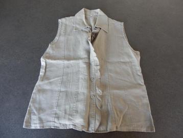 Dames blouse / topje grijs bruin maat medium beschikbaar voor biedingen