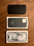Iphone 15 128 GB + new Original MagSafe FineWoven Case Everg, Telecommunicatie, Mobiele telefoons | Apple iPhone, 92 %, 128 GB