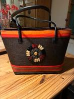 Sac robuste avec une touche africaine, comme neuf, Enlèvement ou Envoi, Comme neuf, Brun, Sac à main