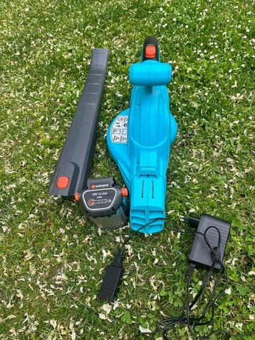 Gardena bladblazer, Tuin en Terras, Bladblazers, Ophalen, Zo goed als nieuw, Accu
