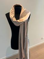 Sjaal wol roze/grijs, Kleding | Dames, Mutsen, Sjaals en Handschoenen, Ophalen of Verzenden, Zo goed als nieuw, Sjaal
