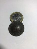 Originele belgische militaire knoop ABBL pré 1915 4de linie, Ophalen of Verzenden