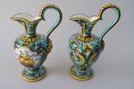 Paire de vases vintage Gabriel Fourmaintraux Desvres, Ophalen of Verzenden