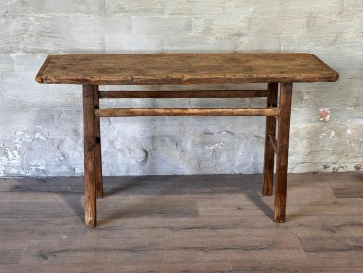 Sidetable - 127 x 40 cm + 73 cm hoog, Huis en Inrichting, Tafels | Sidetables, Gebruikt, 25 tot 50 cm, 100 tot 150 cm, Rechthoekig