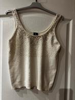 K-Design ecrukleurig topje in goede staat Maat xl, Kleding | Dames, Topjes, Overige kleuren, Maat 46/48 (XL) of groter, Ophalen of Verzenden