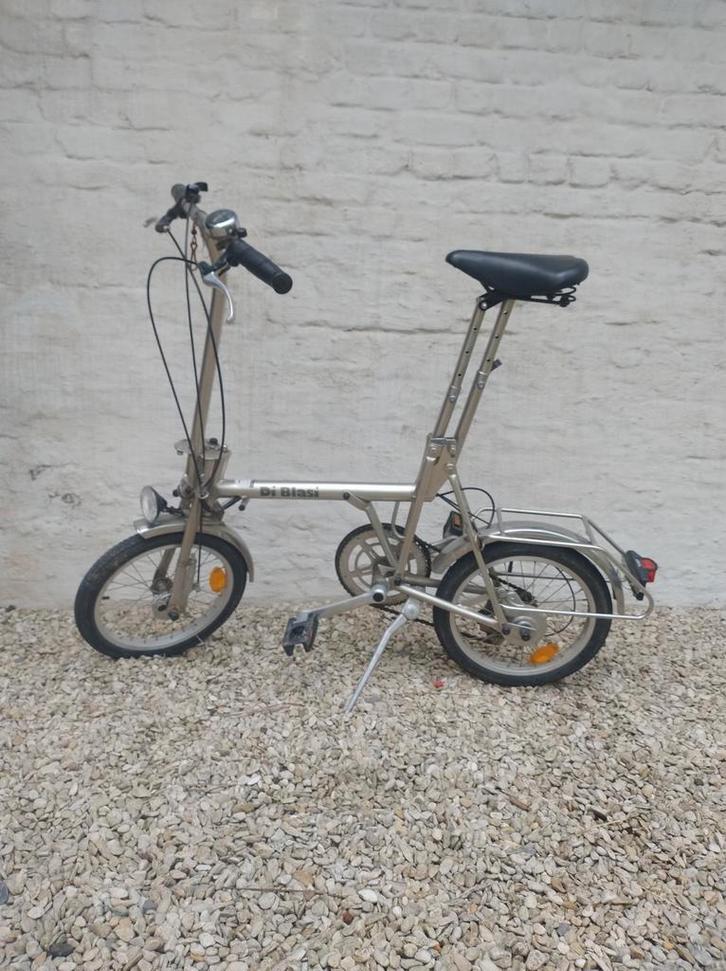 Di Blasi plooifiets vouwfiets, Fietsen en Brommers, Fietsen | Vouwfietsen, Gebruikt, Overige merken, Versnellingen, Ophalen