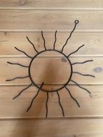 Metalen zon wanddecoratie, Ophalen, Zo goed als nieuw