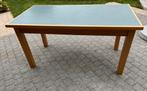 Gezellige beukenhouten keukentafel/eettafel, Ophalen, Gebruikt, Kunststof, 50 tot 100 cm