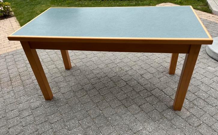 Gezellige beukenhouten keukentafel/eettafel, Huis en Inrichting, Tafels | Eettafels, Gebruikt, 50 tot 100 cm, 150 tot 200 cm, Vijf personen of meer