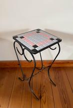 Vintage Plantenstaander Mozaïek, Huis en Inrichting, Ophalen, Minder dan 45 cm, Gebruikt, Metaal of Aluminium