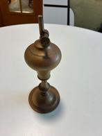 Koperen petroleumlamp, Antiek en Kunst, Ophalen, Koper