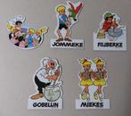 Jommeke 5 magneten - Gobbelijn-Filiberke-Miekes - Jef Nys, Verzamelen, Ophalen of Verzenden, Overige figuren, Zo goed als nieuw