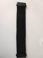 Geweven horlogeband 22mm breed 13,5cm lang zwart, Ophalen of Verzenden, Zo goed als nieuw, Zwart, Xiaomi