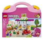 Lego Juniors 10684 (4-7) supermarkt koffer, Ophalen of Verzenden, Zo goed als nieuw, Complete set, Lego
