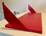 Tablette étagère rouge avec supports muraux, Gebruikt