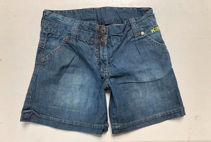 jeans short K3 by JBC 140 blauw, Kinderen en Baby's, Kinderkleding | Maat 140, Gebruikt, Meisje, Broek, Ophalen of Verzenden