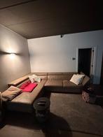Gratis lederen hoeksalon, Huis en Inrichting, Ophalen, Gebruikt, Vierpersoons of meer, Leer