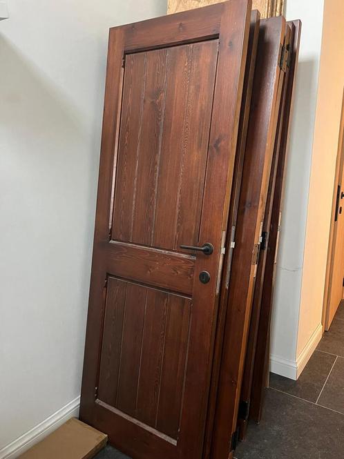 8 houten deuren (zonder klinken en scharnieren), Doe-het-zelf en Bouw, Deuren en Vliegenramen, Zo goed als nieuw, Ophalen