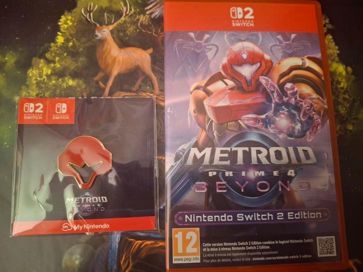 Metroid Prime 4: Beyond Switch 2 Edition + Pin's Collector, Consoles de jeu & Jeux vidéo, Jeux | Nintendo Switch, Comme neuf, Aventure et Action