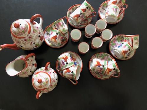 Prachtig Japans theeservies, Antiek en Kunst, Antiek | Servies compleet, Ophalen