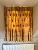 5 paar beige/gele gordijnen, Gebruikt, Crème, Klassiek, 150 tot 200 cm