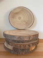Houten schijf en kaarshouders, Ophalen, Gebruikt