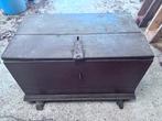Ancien coffre en bois, vintage, très solide, Huis en Inrichting, Woonaccessoires | Kisten, Ophalen, Zo goed als nieuw