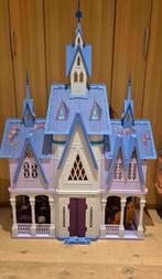 Frozen Kasteel + koets met poppen, Kinderen en Baby's, Speelgoed | Poppenhuizen, Ophalen, Zo goed als nieuw