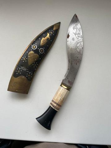 ANTIEK KUKRI MES NEPALEES OF TIBETAANS KHUKRI beschikbaar voor biedingen