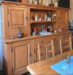 Eetkamer van massief eikenhout, Huis en Inrichting, Kasten | Buffetkasten, Ophalen, Gebruikt, Eikenhout