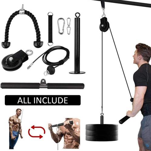 Fitnessmaterialen - Biceps, Triceps, Schouders en Rug, Sport en Fitness, Fitnessmaterialen