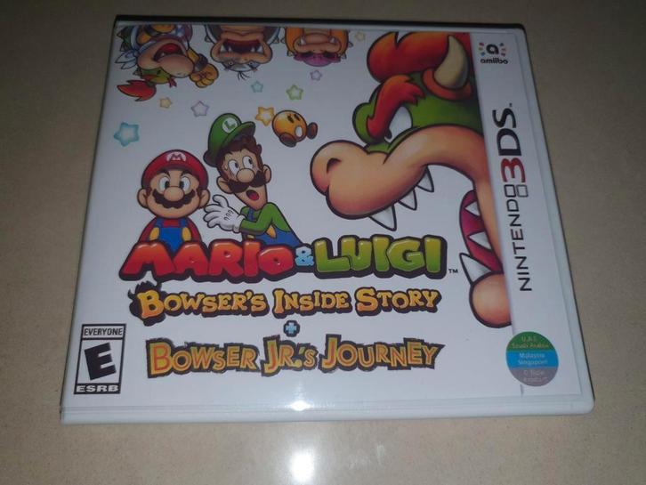 Mario & Luigi Bowser's Inside Story 3DS Game Case, Games en Spelcomputers, Games | Nintendo 2DS en 3DS, Zo goed als nieuw, Verzenden