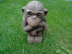 statue d un singe en pierre pat , super prix !!!, Comme neuf, Animal, Pierre, Enlèvement ou Envoi