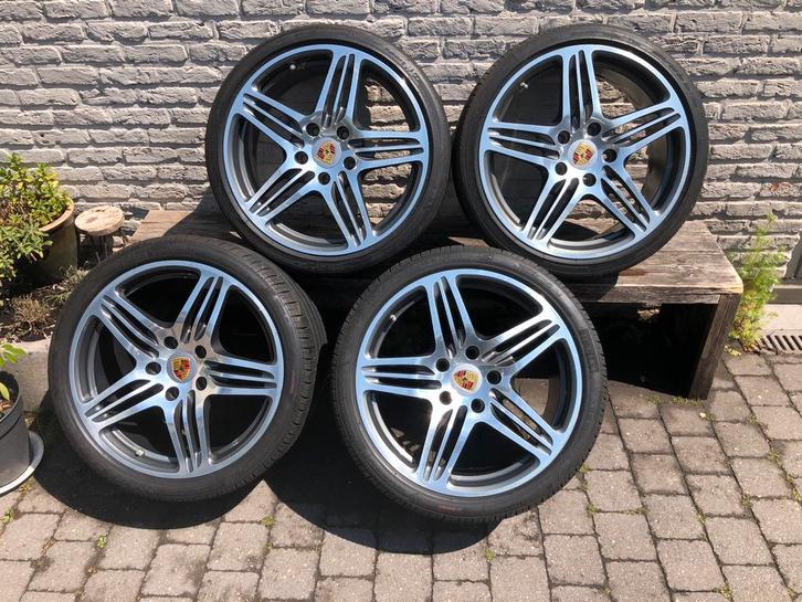 Set originele Porsche 19 inch turbo velgen, Auto-onderdelen, Banden en Velgen, Band(en), Ophalen