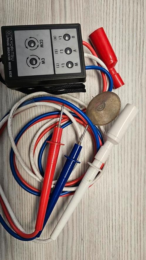 3fasen richtingmeter, Doe-het-zelf en Bouw, Meetapparatuur, Zo goed als nieuw, Elektriciteit, Ophalen of Verzenden