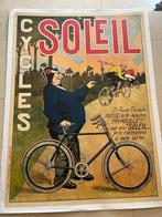 Cycles Soleil - linen backed - 122 x 90 cm., Verzamelen, Posters, Ophalen of Verzenden