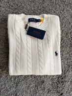 Polo Ralph Lauren Cableknit, Kleding | Heren, Truien en Vesten, Ophalen of Verzenden, Nieuw, Maat 52/54 (L), Wit