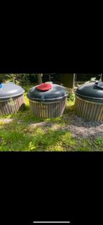 3 poubelles semi enterer, Ophalen