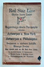 RED STAR LINE ANTWERPEN Canvas Ticket Pouch ca 1880-1890, Verzenden
